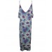 Spirograph Print Maxi Dress